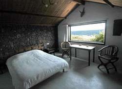 Habitación de Casa Dominique con vistas al mar y al Risco de Famara, Lanzarote