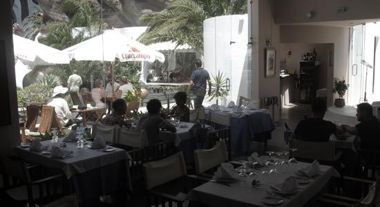 Interior restaurante Lagomar, Nazaret, Lanzarote