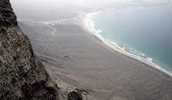 Vistas de Famara desde El Bosquecillo