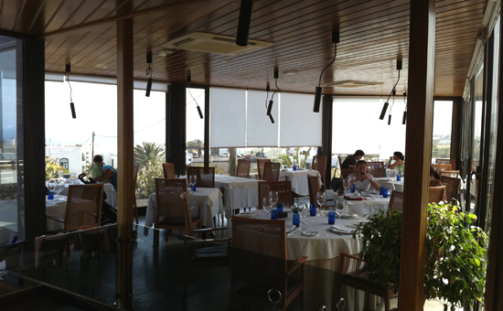 Estancia principal del Restaurante La Tegala, Mácher, Lanzarote