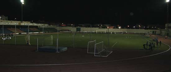 Campo de fútbol y pista de atletismo de la Ciudad Deportiva Lanzarote