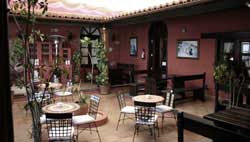 Patio canario de la Cafetería Cejas, Teguise, Lanzarote