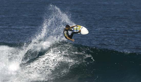 Surfing in Lanzarote