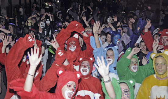 Baile de disfraces del Carnaval de Lanzarote
