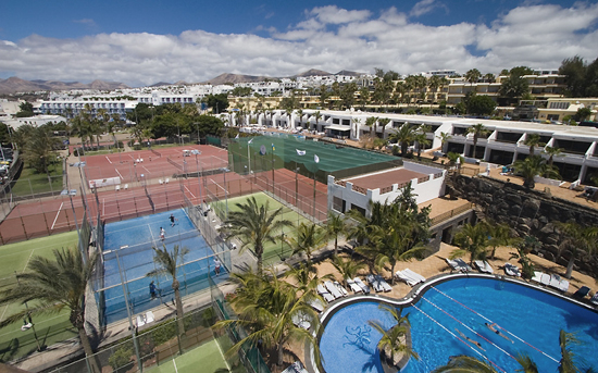 Panorámica del Centro Deportivo Fariones, Puerto del Carmen, Lanzarote