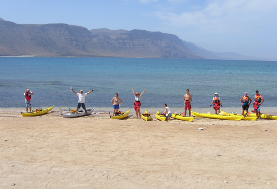 Canoeing in Lanzarote