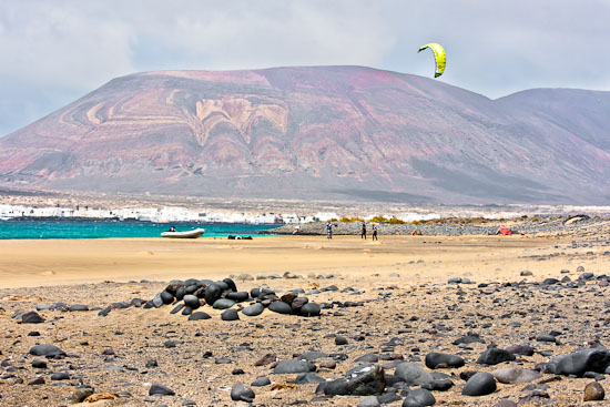 Playa Bajo el Risco de Famara, Lanzarote