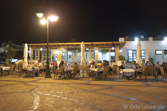Emplazamiento del restaurante Casa Brígida, puerto deportivo Marina Rubicón, Playa Blanca, Lanzarote