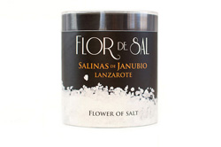 Flor de sal producto estrella de Salinas de Janubio, Lanzarote