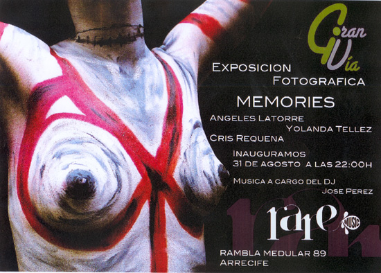 Memories, exposición fotográfica colectiva de Ángeles La Torre, Yolanda Téllez y Cris Requena