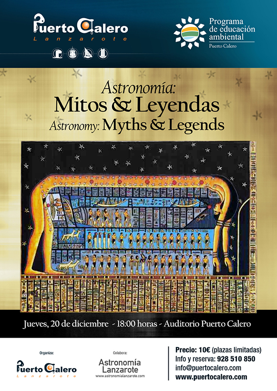 Mitos y leyendas, jornada de astronomia en Puerto Calero, Lanzarote
