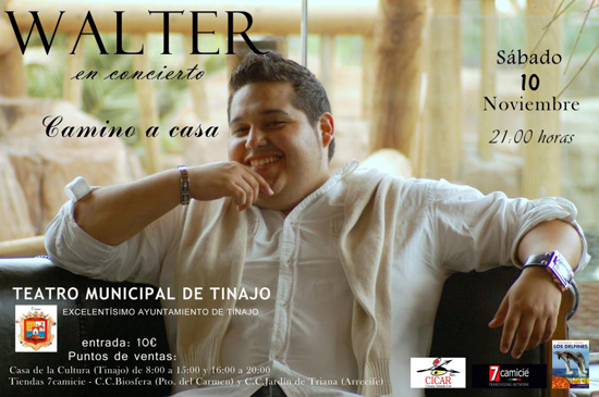 Concierto de Walter Renato en Lanzarote