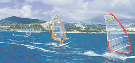 Windsurfing in Lanzarote