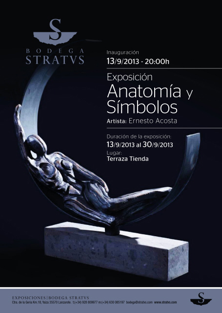 Anatomía y Símbolos, exposición de Ernesto Acosta en Bodega Stratvs