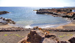 Cala en Guatiza para darse un buen baño al norte de Lanzarote
