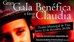 Gran Gala benéfica a favor de Claudia