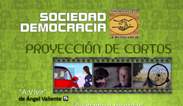 Proyección de cortos de la Sociedad Democracia