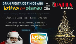 Gran Fiesta Fin de Año en Bahía Beach Club