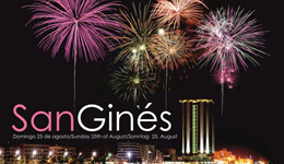 Noche de fuegos artificiales en el Arrecife Gran Hotel & Spa