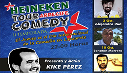 Heineken Tour Comedy 2013, monólogos en Arrecife con Kike Pérez