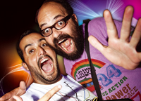 Ignatius Farray y Kike Pérez en Heineken Arrecife Tour Comedy