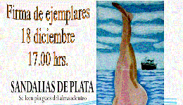 Firma de ejemplares del libro de Pepa González, Sandalias de plata
