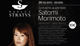 Concierto al aire libre de Satomi Morimoto en Bodega Stratvs