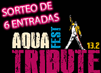 Sorteo de 6 entradas para Aqua Tribute Fest 13.2 en sala Aqua de Arrecife de Lanzarote