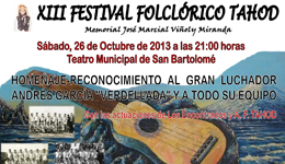 XIII Festival Folclórico Tahod