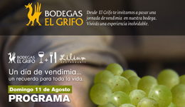 Jornada de vendimia en Bodegas El Grifo