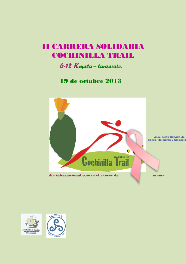 II Carrera Solidaria Cochinilla Trail, por la lucha contra el cáncer de mama, Mala, Lanzarote