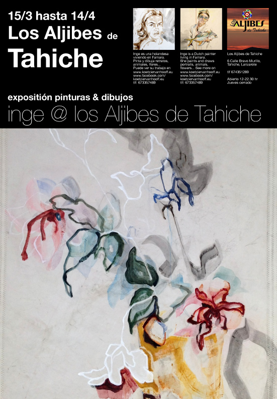 Exposicion de Inge en Los Aljibes de Tahíche, en Lanzarote