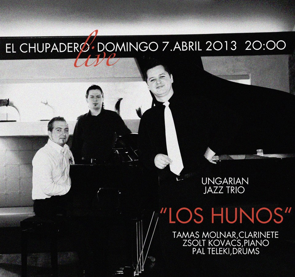 Ungarian jazz trio Los Hunos, en El Chupadero de La Geria