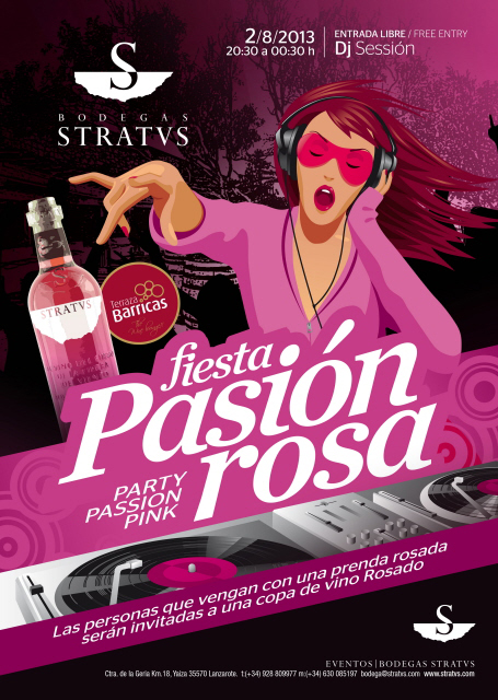 Fiesta Pasión Rosa en Bodega Stratvs