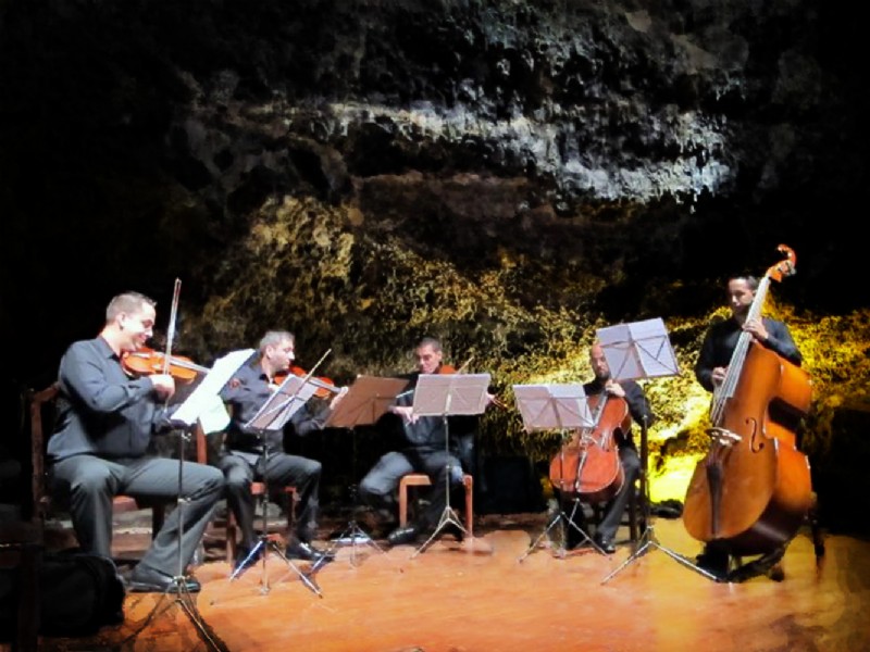 Concierto de música clasica del Quinteto de Cuerda de la Orquesta Clásica de Lanzarote
