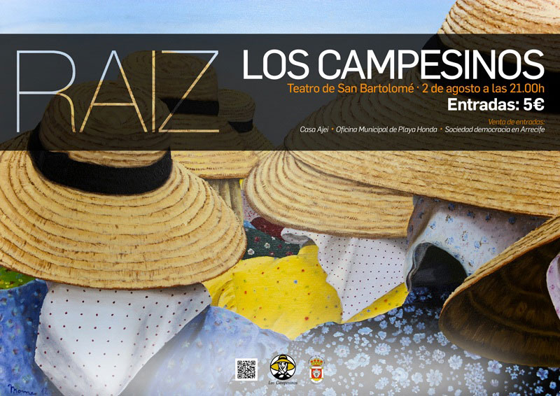 Raíz, concierto de Los Campesinos en San Bartolomé, Lanzarote. Musica en vivo
