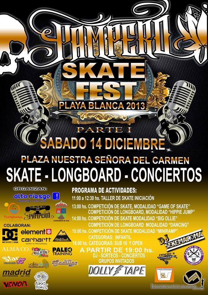 Pampero Skate Fest Playa Blanca 2013