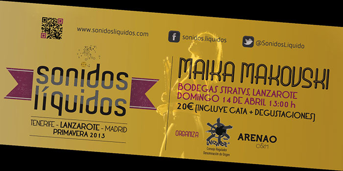Concierto de Maika Makovski en Sonidos Liquidos, Lanzarote