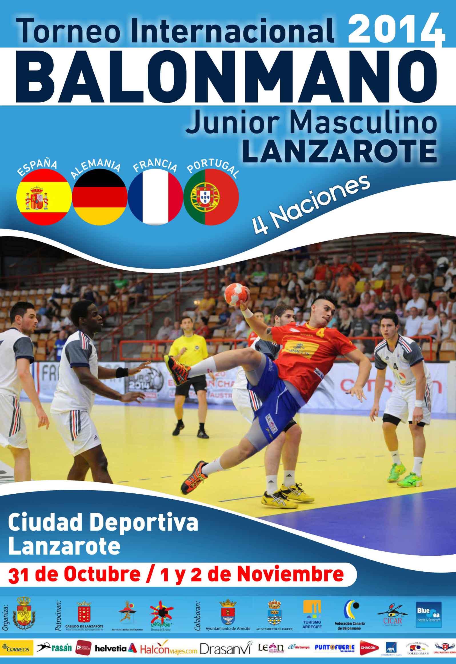 Torneo Internacional 4 Naciones de Balonmano Junior Masculino