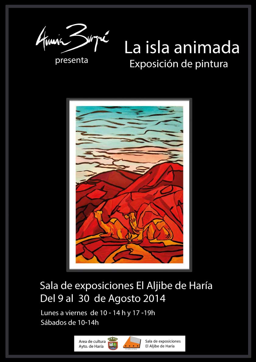 Exposición La Isla animada en El Aljibe de Haría