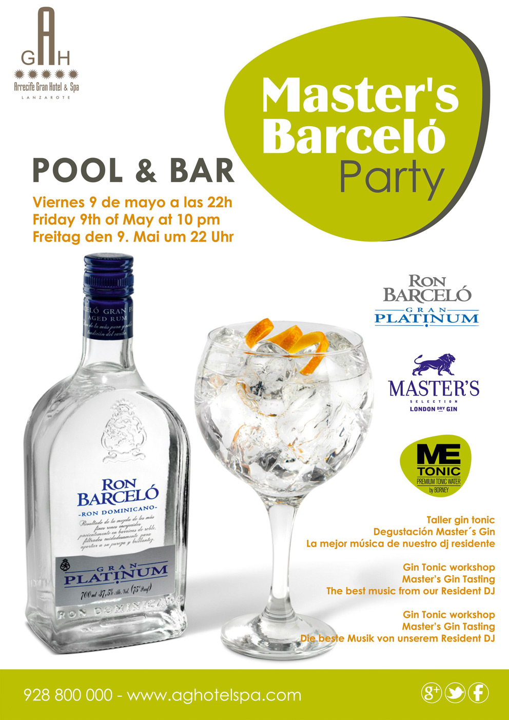Master's Barcelo Party en el Arrecife Gran Hotel & Spa