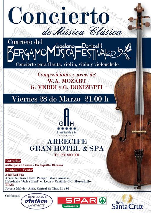 Concierto de música clasica en el Arrecife Gran Hotel & Spa
