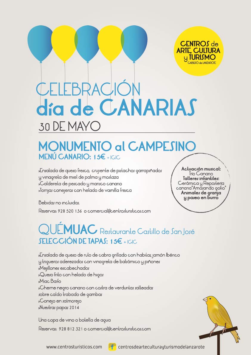 Gastronomía tradicional y música folklórica para celebrar el Día de Canarias en los Centros Turísticos