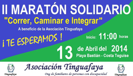 Correr, Caminar e Integrar, Maratón Solidario a favor de Tinguafaya