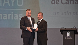 Cicar agradece la distinción y recuerda a don Mamerto Cabrera Medina al serle concedida la Medalla de Oro de Canarias