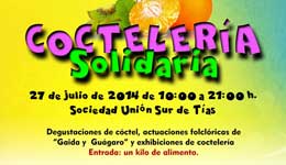 Coctelería solidaria en Tías a cambio de un kilo de alimentos