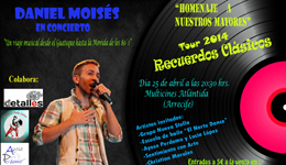 Concierto de Daniel Moisés, homenaje a nuestros mayores