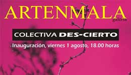 Exposición colectiva Des-Cierto en la Galería de Arte Enmala