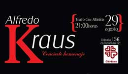 Concierto homenaje a Alfredo Kraus en Lanzarote