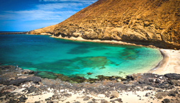 Playa Montaña Amarilla (La Cocina), La Graciosa, Lanzarote